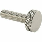 BSC PREFERRED Knurled-Head Thumb Screw Stainless Steel Low-Profile 3/8-16 Thread 1-1/2 Long 7/8 Diameter Head 91746A452